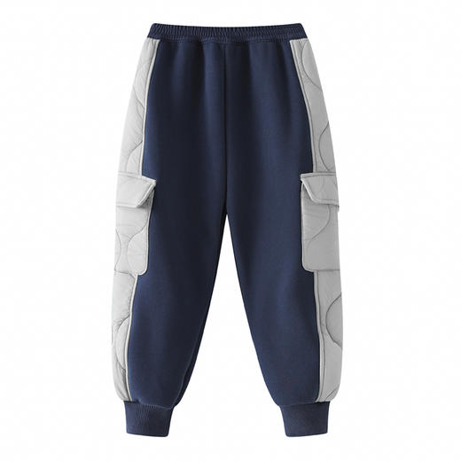 R79208绗棉拼接工装裤 商品图2