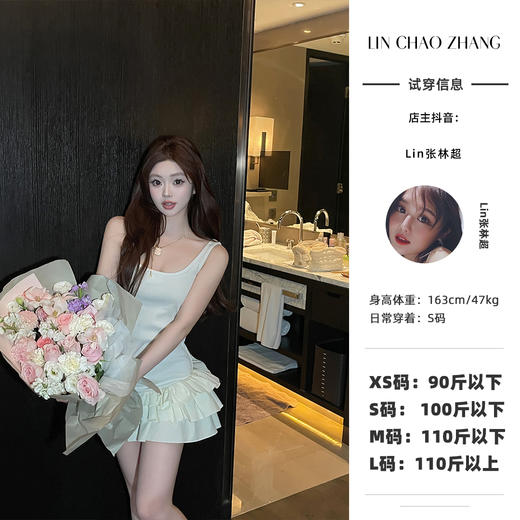 清仓捡漏LINCHAOZHANG 【芭蕾诗篇】拼接芭蕾舞连衣裙 LL250043 商品图0