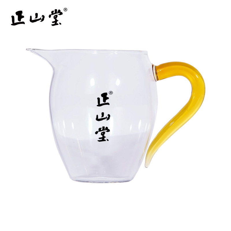 正山堂 耐热玻璃玲珑公道杯350ml 茶具