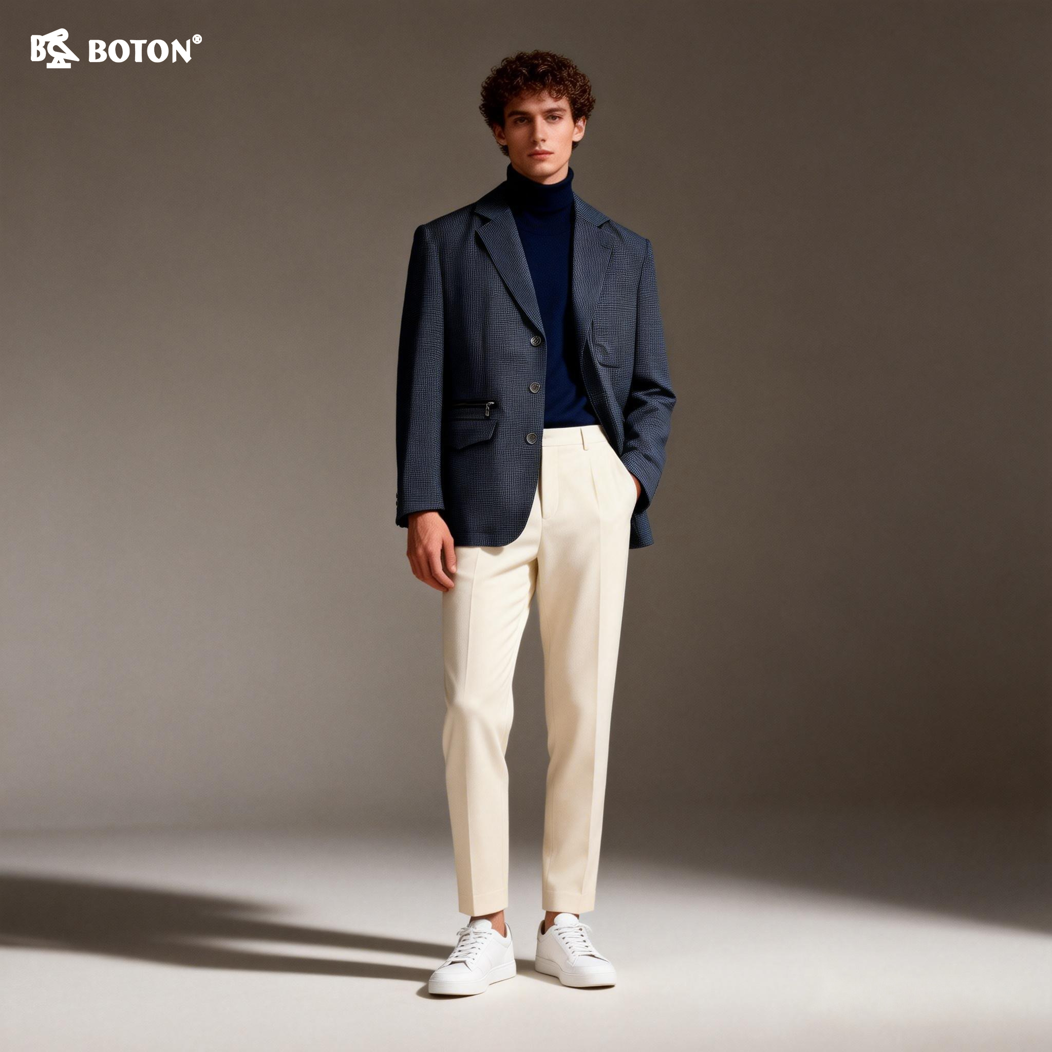 【第2件半价！尾货清仓不退换】波顿男士休闲夹克MJ385