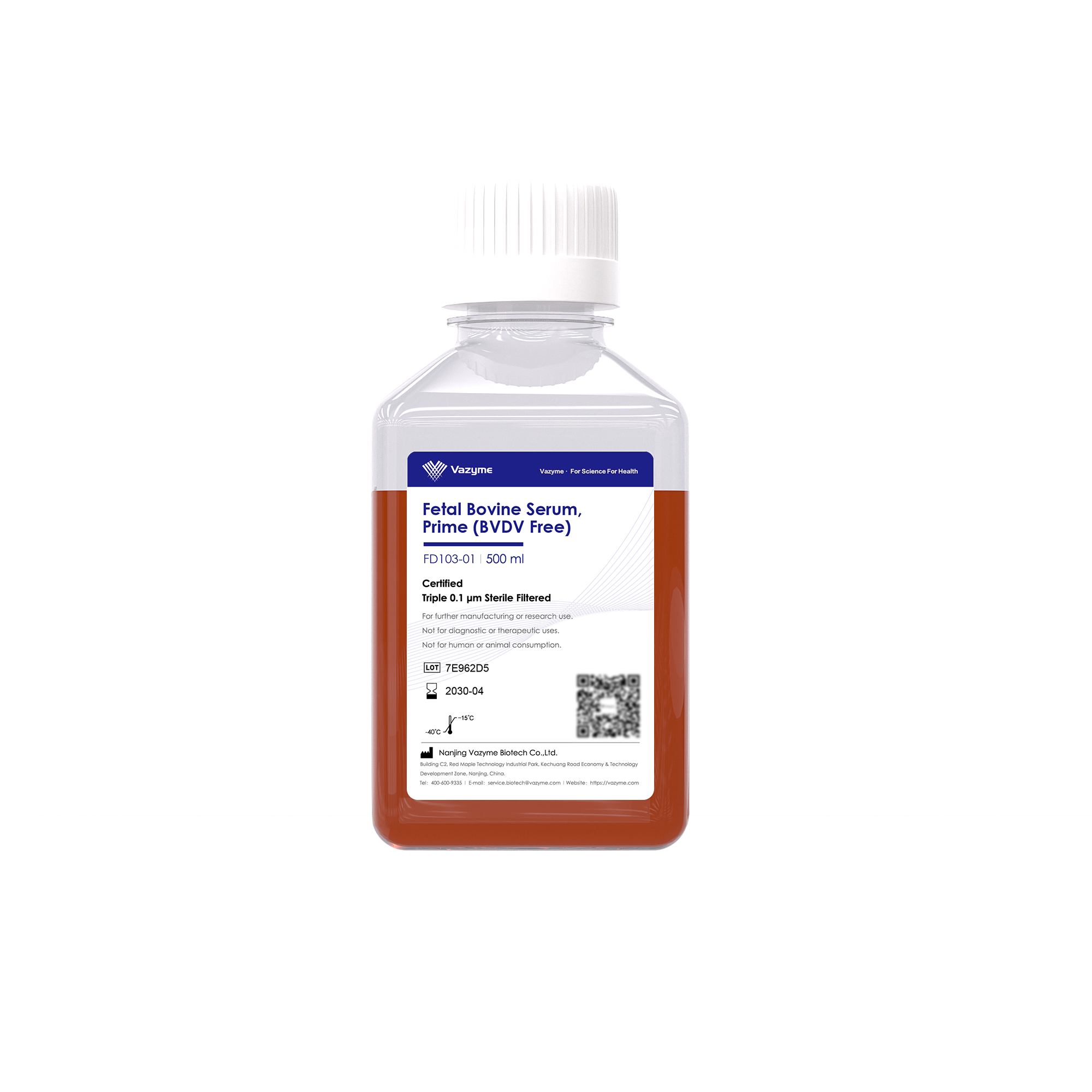Fetal Bovine Serum, Prime (BVDV Free)