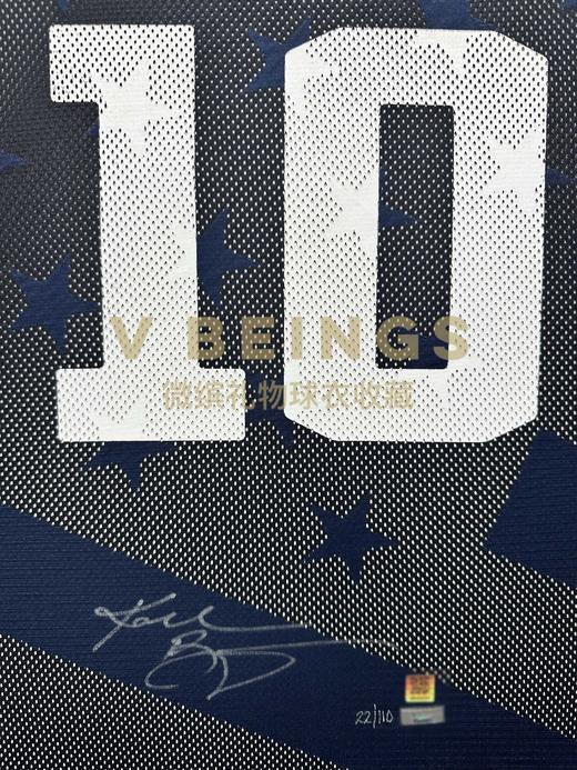 收藏系列 科比 国家队10号蓝色限量版 背面亲笔签名球衣 商品图2