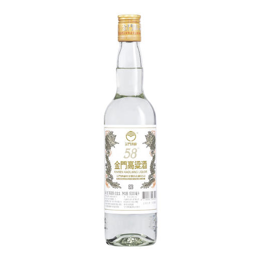 金门高粱酒白金龙58度 500ml 商品图1