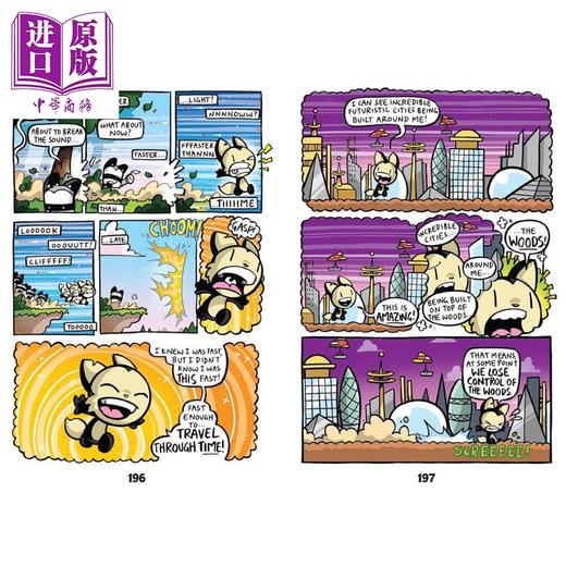 预售 【中商原版】兔子大战猴子04 超音速狐猴 Bunny vs Monkey and the Supersonic Aye-aye 英文原版 儿童漫画故事书 幽默搞笑 商品图2