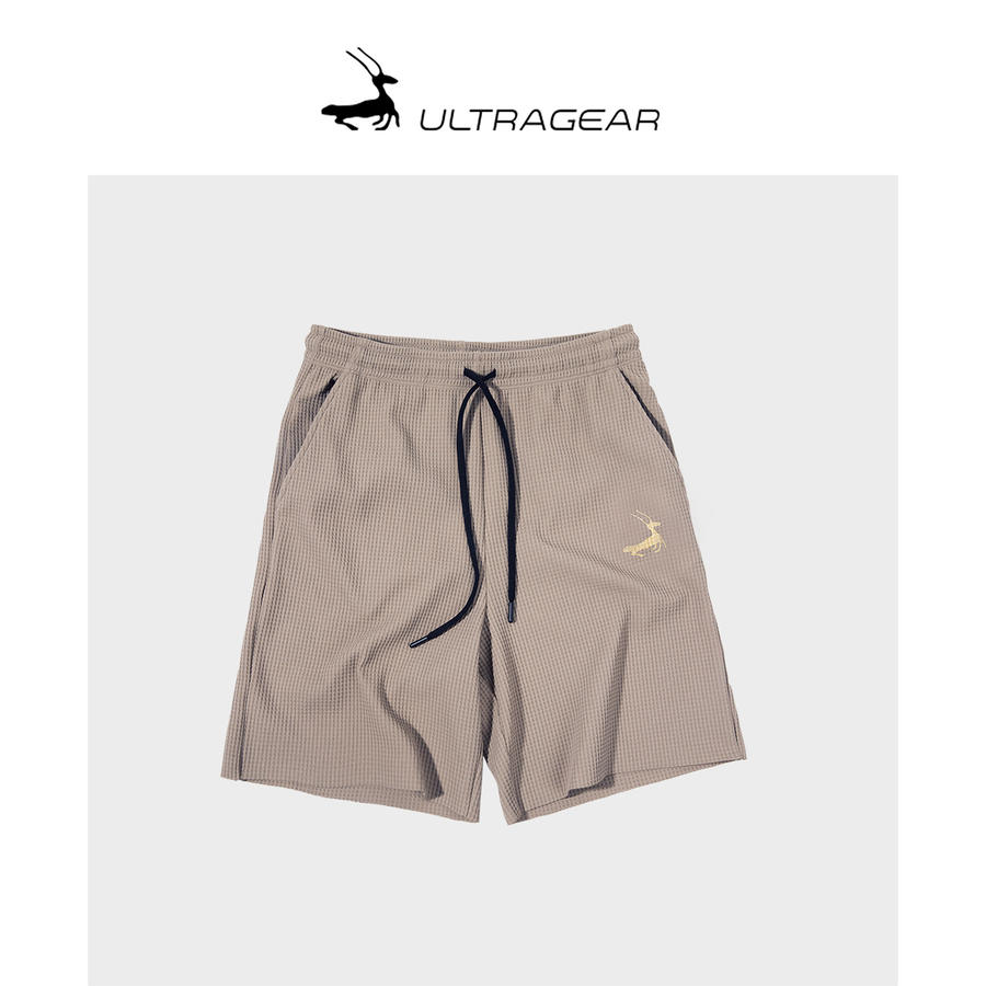 优极UG 立体华夫格短裤