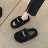 【ins仙女风❗️厚底毛毛拖鞋】柔软舒适，防滑耐磨，鞋面纹路细腻，舒适稳固后跟设计，软弹脚感，韩版时尚外穿毛绒居家室内一字棉拖QQ鞋 商品缩略图3