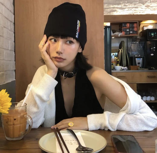 萨洛蒙复古多功能运动厚针织毛线帽冷帽12.17 商品图3