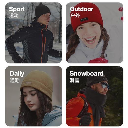 超细摇粒绒防寒保暖帽冬季帽子护耳包头帽户外骑行防风滑雪冷帽 商品图3