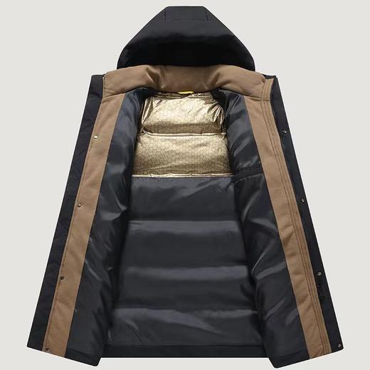 D122451中长款限定羽绒棉服外套男女同款 商品图2