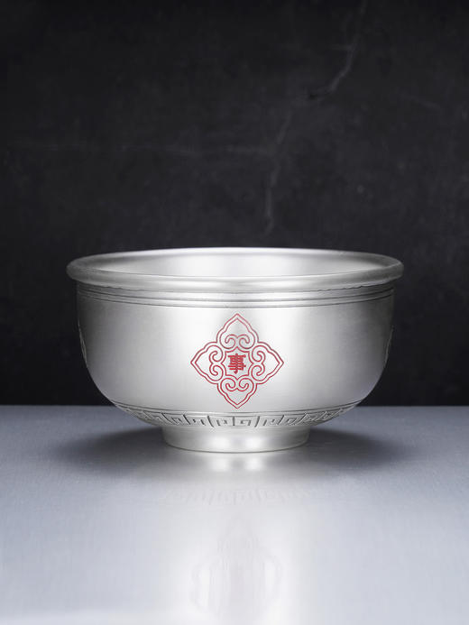 子佩集S999银【万事如意】摆件【BX046056719】纯银餐具吉言碗2507 商品图1