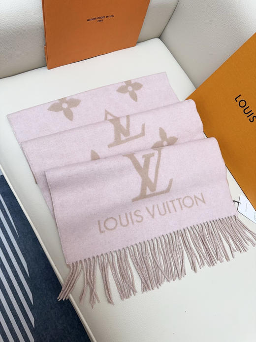 驴家 双面羊绒围巾 商品图3