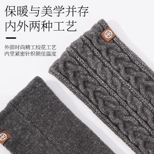 秋冬季加宽保暖护耳头带女户外运动骑行头带男加厚针织绞花发带女 商品图1