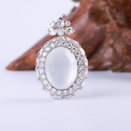 【璀璨星河】白蛋戒指挂坠两用款-GZ12406079 商品图1