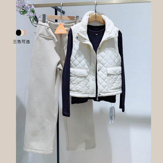 司歌绣花棉衣马甲直身休闲百搭L921002X 商品图2