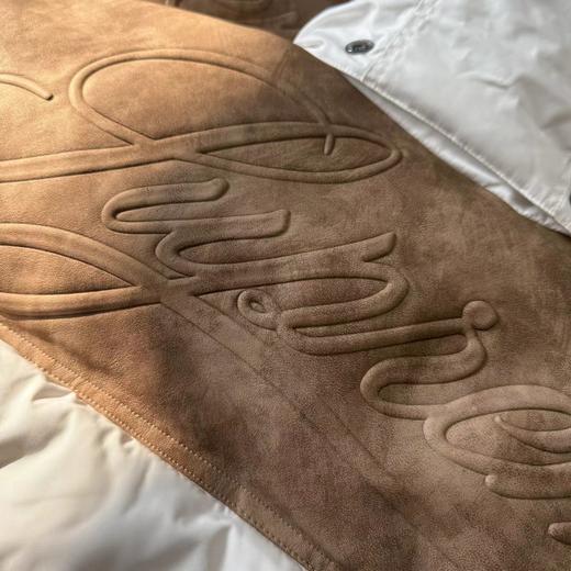 D122401冬季25FW皮革拼接拉链羽绒面包服外套男女同款 商品图14