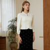 司歌羊毛长袖上衣秋冬女收腰复古优雅T921232 商品缩略图4