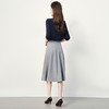罗蒙气质百搭半身裙舒适微弹商务简约大方优雅中长款半截裙 商品缩略图9