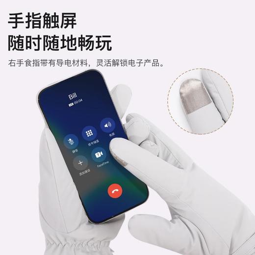 冬季加绒加厚户外防风骑行滑雪手套男厚绒毛保暖手套女触屏手套男 商品图2