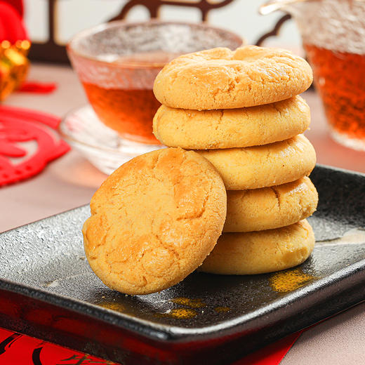 胜意连连酥饼礼盒 曲奇饼干合桃酥送礼 休闲零食 商品图1