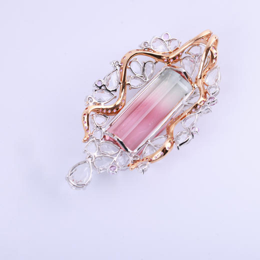 【霞彩】西瓜碧玺挂坠-CB12101065 商品图1