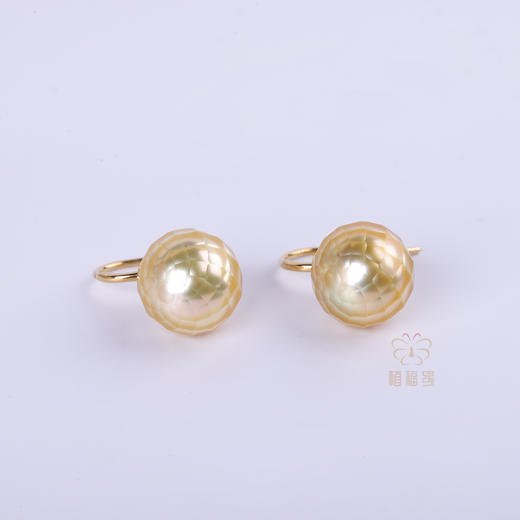 【华彩】简约珍珠耳钩-ZZ2409073 商品图3