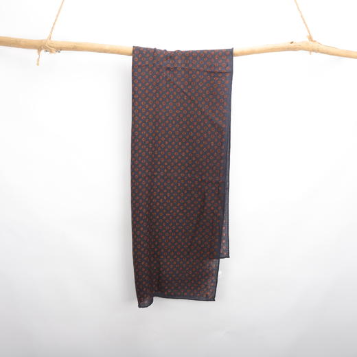 手工卷边羊绒羊毛围巾 商品图4