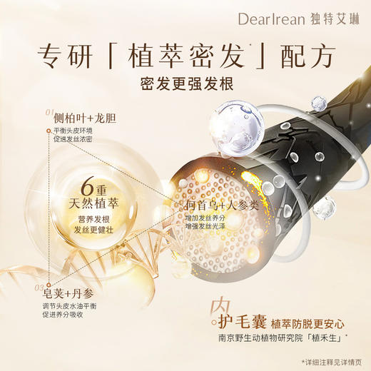 Dear lrean独特艾琳臻萃防脱固发洗发水350ml【YW】 商品图5