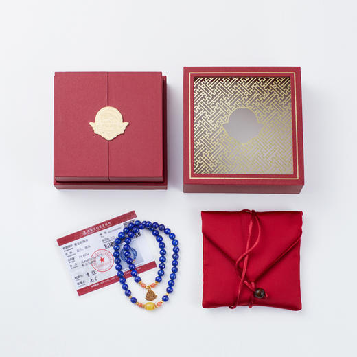 青金双圈手串 商品图4