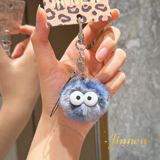 豹纹煤球挂件毛绒匙扣-纪念日百货门店同款168493814 商品图3
