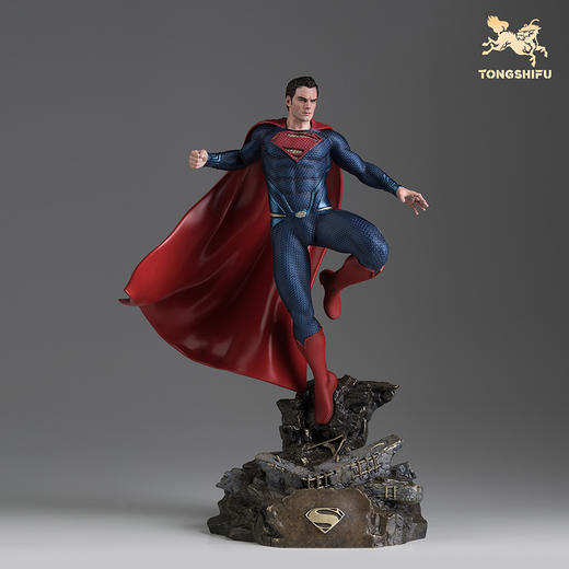 铜师傅 正版授权《超人》客厅桌面限量手办 家居装饰工艺品摆件 商品图4