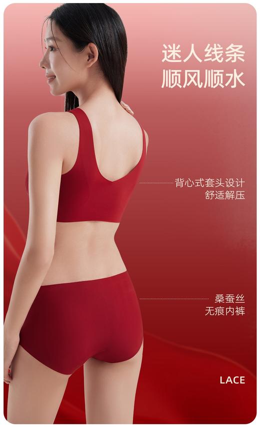 点此购买 爱慕女士新年红好运礼盒套装 艾 338383 商品图8