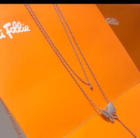 Folli Follie · 长款毛衣链•925纯银•蝴蝶造型