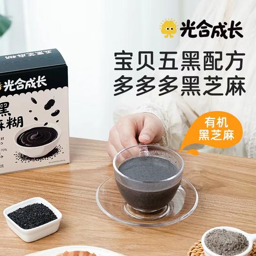 有机五黑芝麻糊 高钙 不添加糖 特别添加百合 黑芝麻添加70% 独立包装 商品图0