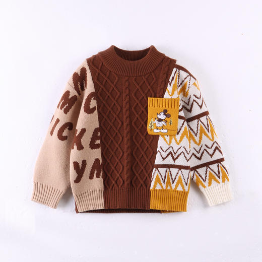 迪士尼米奇针织冬季男童套头毛衣XD4ES020 商品图5