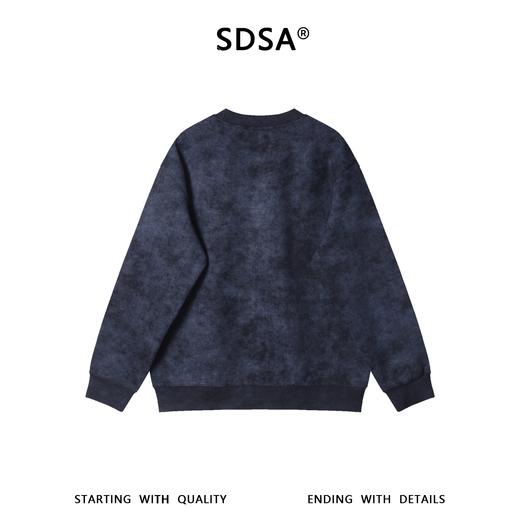 WY1566SDSA男士秋冬新款痞帅男装潮牌美式扎染印花字母圆领卫衣百搭宽松 商品图5