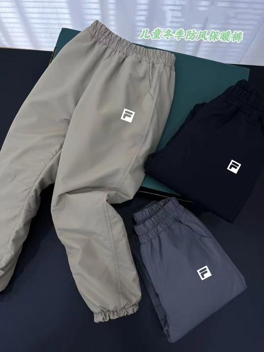 D122415冬季B备款儿童内里加绗棉加厚梭织棉裤 商品图1