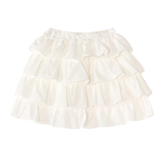 笛莎Deesha 童装女童半身裙2026春新款本白蛋糕裙 商品图4