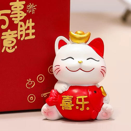 D-FQZCM-03-福气招财猫（喜乐） 商品图0
