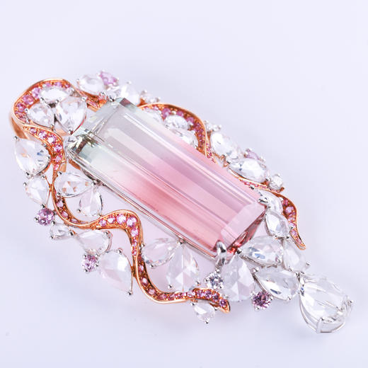 【霞彩】西瓜碧玺挂坠-CB12101065 商品图2