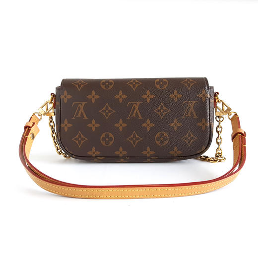 【95新】LV路易威登M81911 棕色老花Ivy腋下包链条包单肩包女士 191225NJS07 商品图4