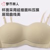 都市丽人内衣无罩杯薄文胸泳布内衣3/4杯内衣软尺码内衣三排四扣无钢圈LBC5B5 商品缩略图4