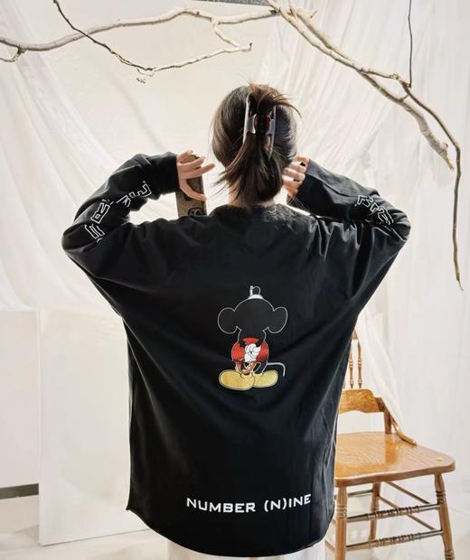 D122456米奇印花图案圆领长袖T恤男女同款 商品图12