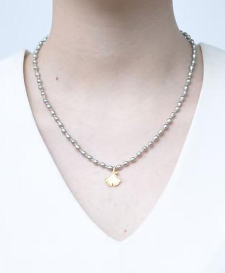 MONSHIRO 巴洛克珍珠：银杏短项链（不可使用购物金） 商品图2