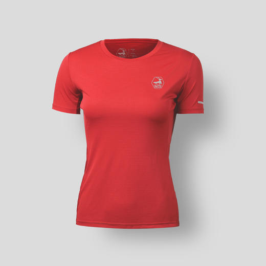 优极UG 男女款超轻速干跑步拼片修身短袖T恤 可定制 商品图4