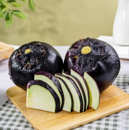 【QT】优选新鲜紫皮圆茄子 商品图2