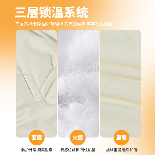 贝贝怡夹棉连体衣冬季男童浅豆绿哈衣ZB4EL038 商品图7