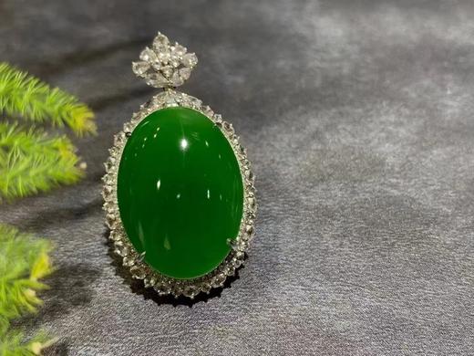 【御珠宫坊·传藏系列】金镶碧玉吊坠 商品图2