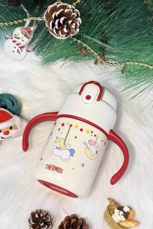 【春上新】9楼母婴生活馆 膳魔师马年限定礼盒保温吸管杯316L不锈钢礼盒装350ML  零售价：268元 活动价：239元 商品图5