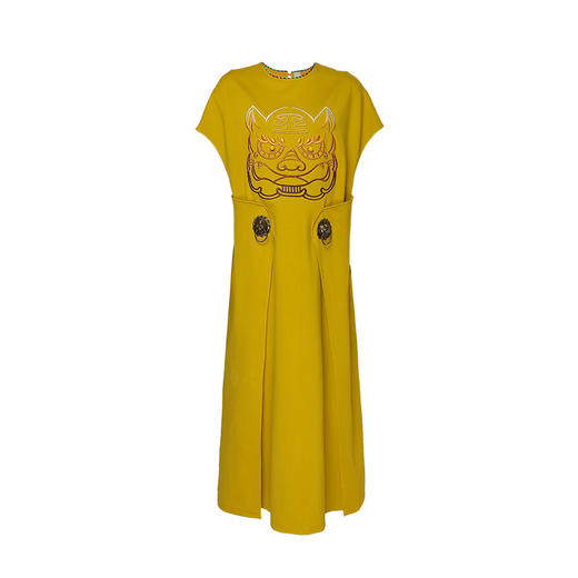 虎啸龙吟渐变刺绣连衣裙 | 杨丽萍老师同款 | 现货加急发 商品图5