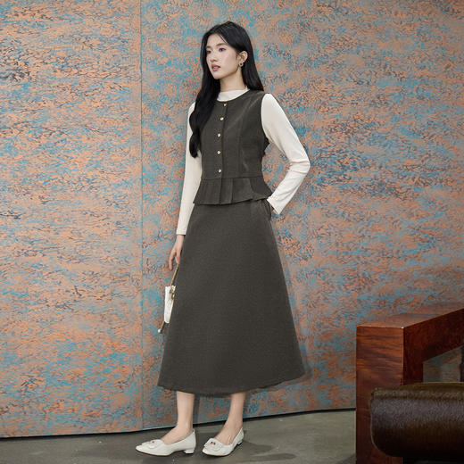 奢姿大码女装2025冬季时尚半高领针织衫胖妹妹气质简约显瘦内搭9954194428B 商品图4